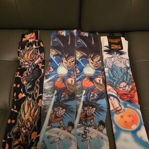 Dragon Ball Z Graphic Crew Socks  Bundle